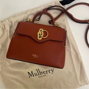 Brand New_ Mulberry Micro Seaton Rust Silky Calf